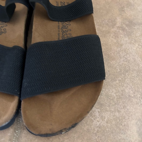 Birkenstock Birki’s Curacao Black Elastic Strap Sandal Size 8 Narrow - Picture 3 of 8